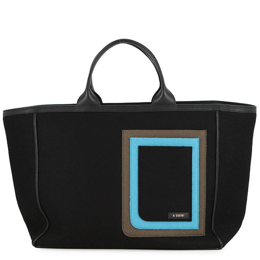 Valextra Valextra Soft Tote Bag BlackWBNL0006743TRL99NNVMBA Felt Leather Size Large