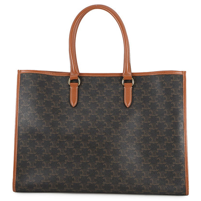 CELINE Cabas Horizontal Tote Bag Tan197912 PVC Leather