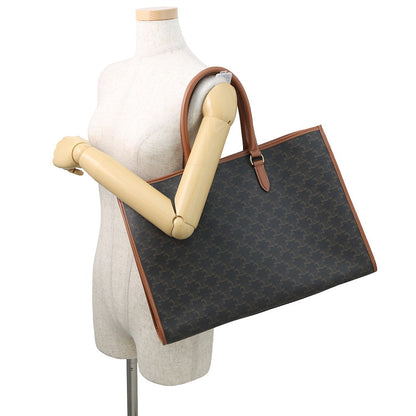 CELINE Cabas Horizontal Tote Bag Tan197912 PVC Leather