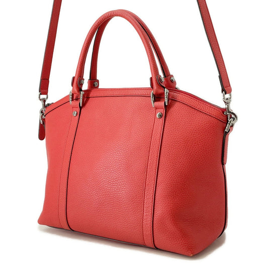 GUCCI 2way Tote Bag Red/Brown341503 Leather