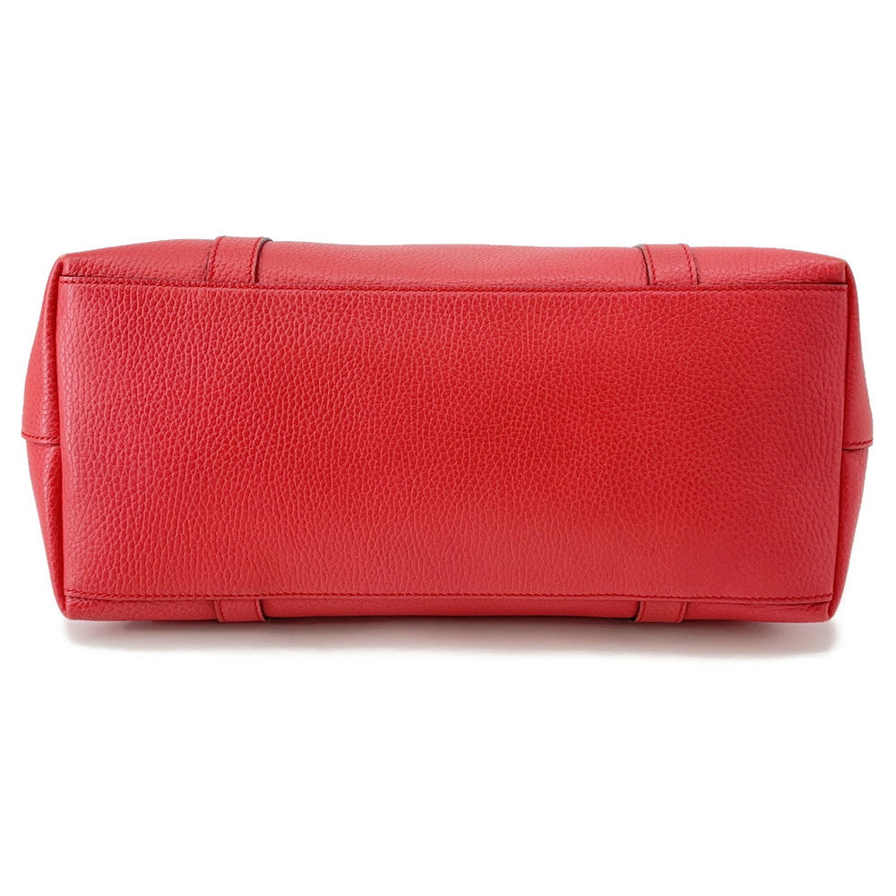 GUCCI 2way Tote Bag Red/Brown341503 Leather