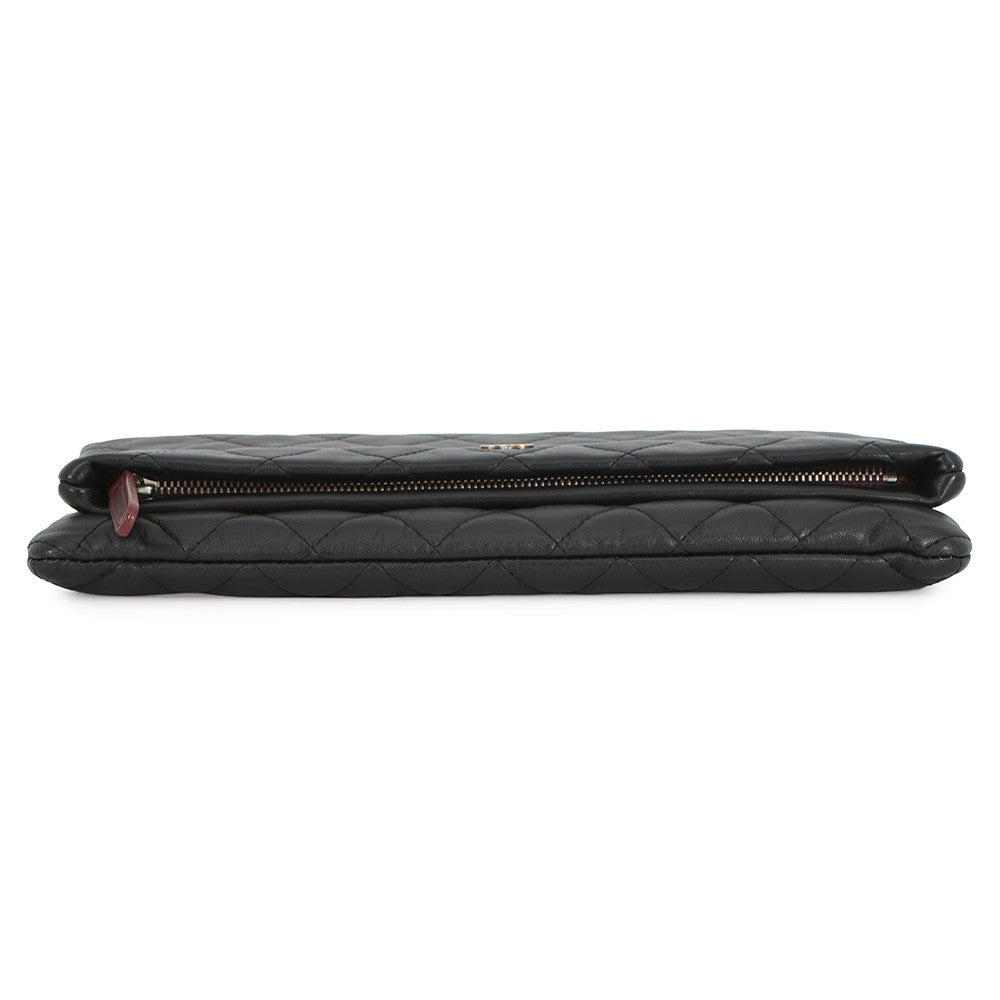CHANEL Matelasse Clutch Bag BlackA69391 Lambskin