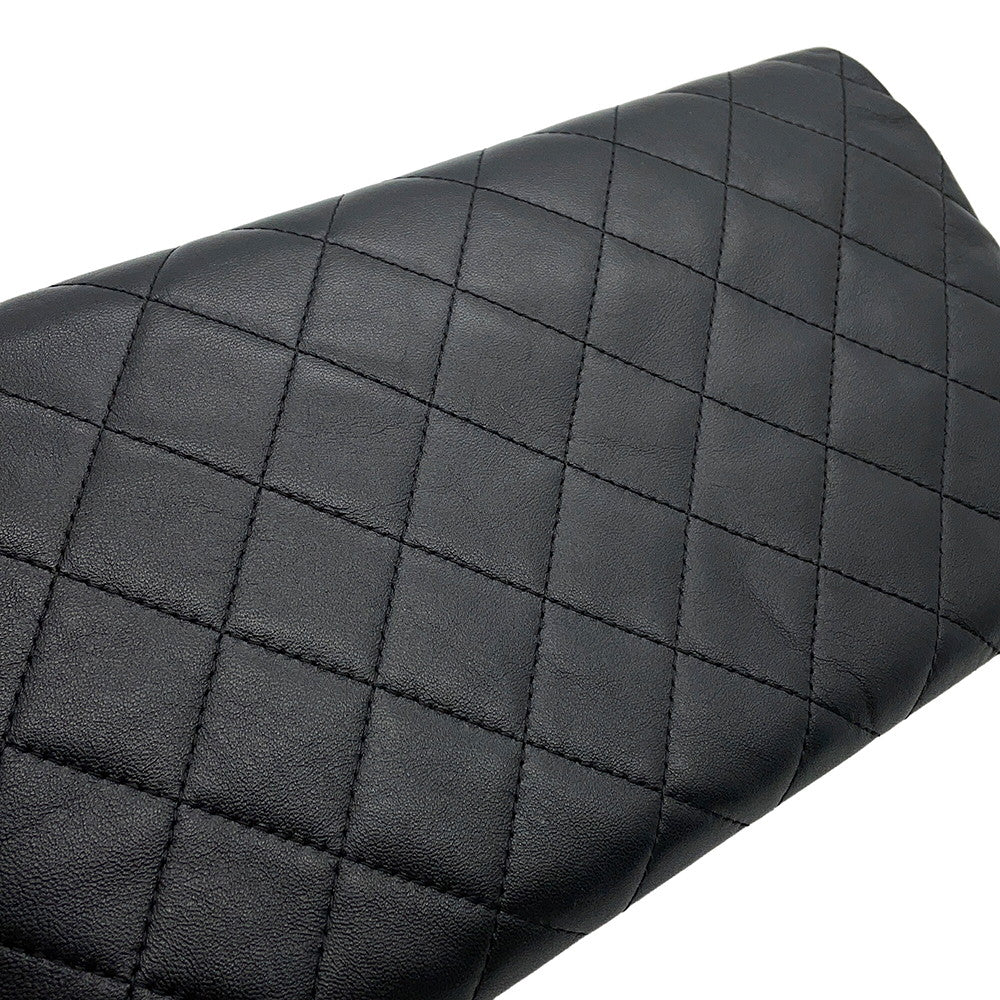 CHANEL Matelasse Clutch Bag BlackA69391 Lambskin