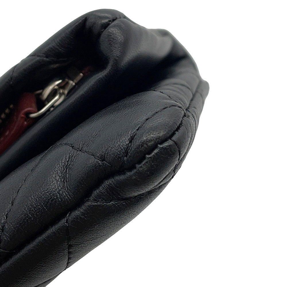 CHANEL Matelasse Clutch Bag BlackA69391 Lambskin