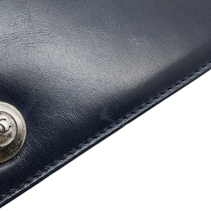 CHANEL Boy Chanel ChainShoulder Bag NavyA67085 Lambskin Size 20