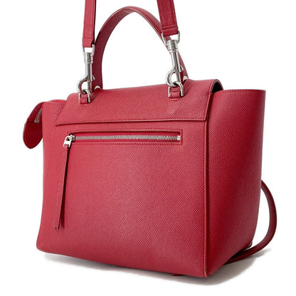 CELINE Belt bag Red189153 Leather Size micro