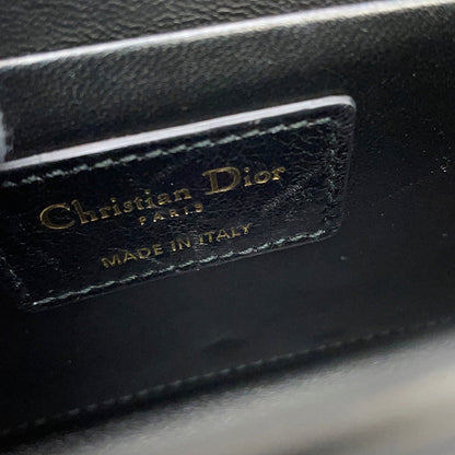 Dior 30 Montaigne Montaigne Shoulder Bag Black Leather