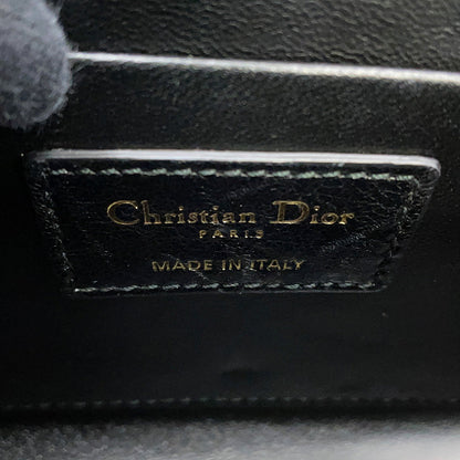 Dior 30 Montaigne Montaigne Shoulder Bag Black Leather