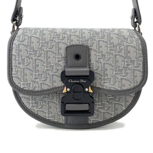 Dior Oblique Gallop Shoulder Bag Gray1ADPO033DOS_H30Q Canvas Leather