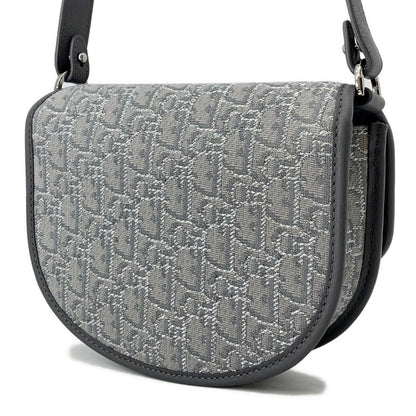 Dior Oblique Gallop Shoulder Bag Gray1ADPO033DOS_H30Q Canvas Leather
