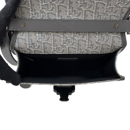 Dior Oblique Gallop Shoulder Bag Gray1ADPO033DOS_H30Q Canvas Leather