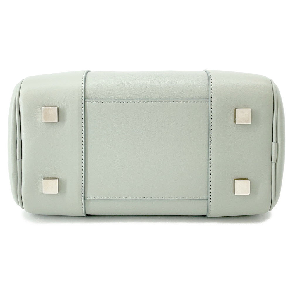 LOEWE Amazona Square 2-way Bag Light GreenA039N10X03 Calf Leather Size 19