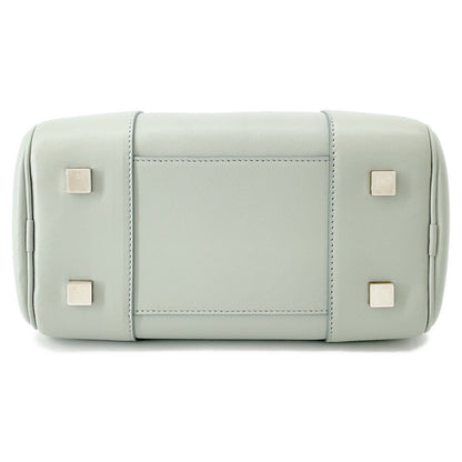 LOEWE Amazona Square 2-way Bag Light GreenA039N10X03 Calf Leather Size 19