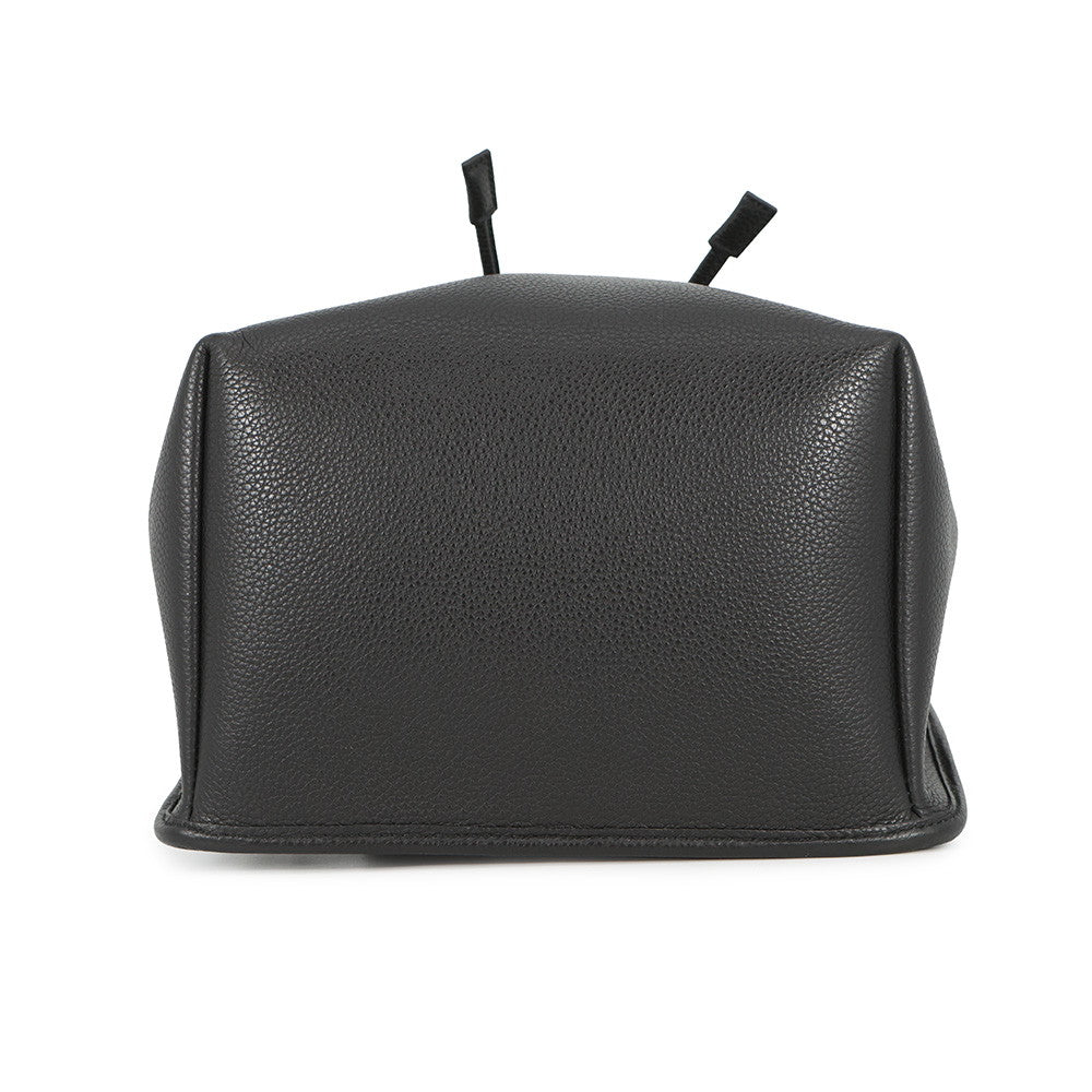 Ferragamo Gancini Backpack Black Leather