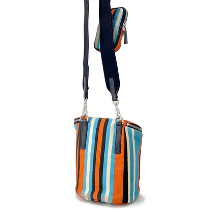 PRADA Stripe shoulder bag Multicolor2VH147 Canvas