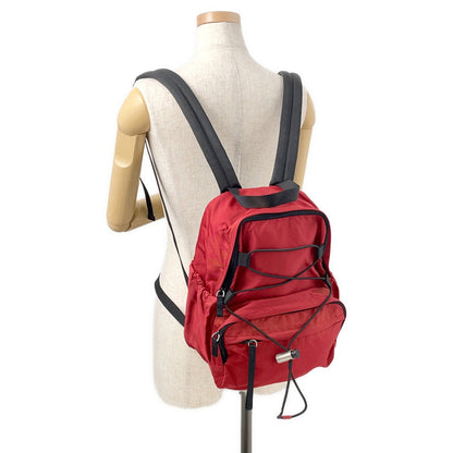 PRADA Backpack RedV418 Nylon