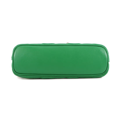 GUCCI GGMatelasse 2wayShoulder Bag Spring Green/Beige702229 Leather Size Small