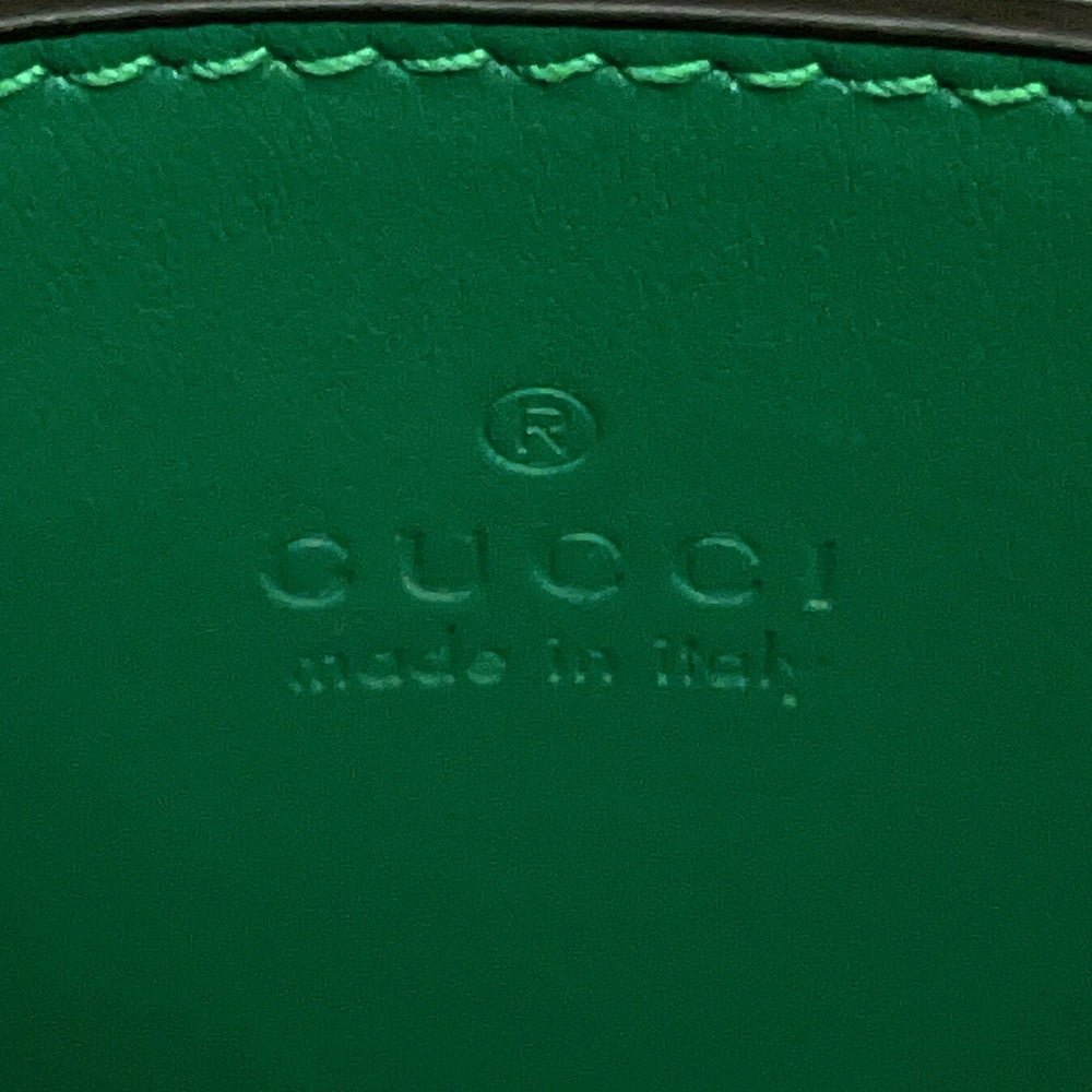 GUCCI GGMatelasse 2wayShoulder Bag Spring Green/Beige702229 Leather Size Small