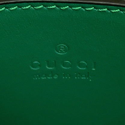 GUCCI GGMatelasse 2wayShoulder Bag Spring Green/Beige702229 Leather Size Small