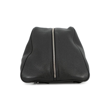 PRADA Vitello Dino Triangle Backpack Black2VZ099 Leather