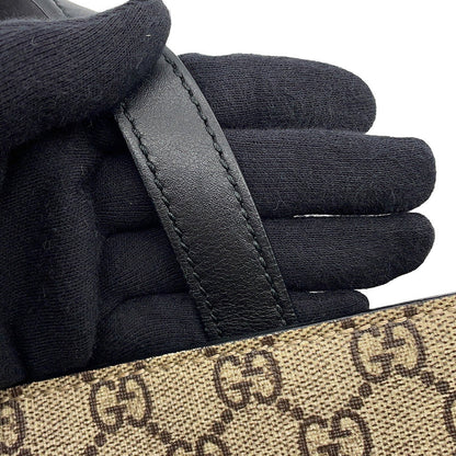GUCCI Bee Print Tote Bag Beige/Black450950 GG Supreme Leather