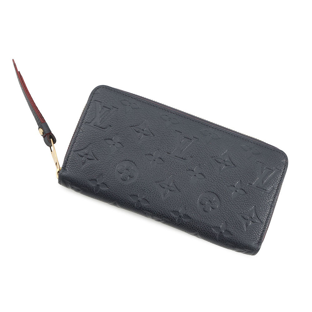 LOUIS VUITTON Zippy Wallet Marine RougeM62121 Monogram Empreinte Leather