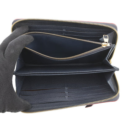 LOUIS VUITTON Zippy Wallet Marine RougeM62121 Monogram Empreinte Leather