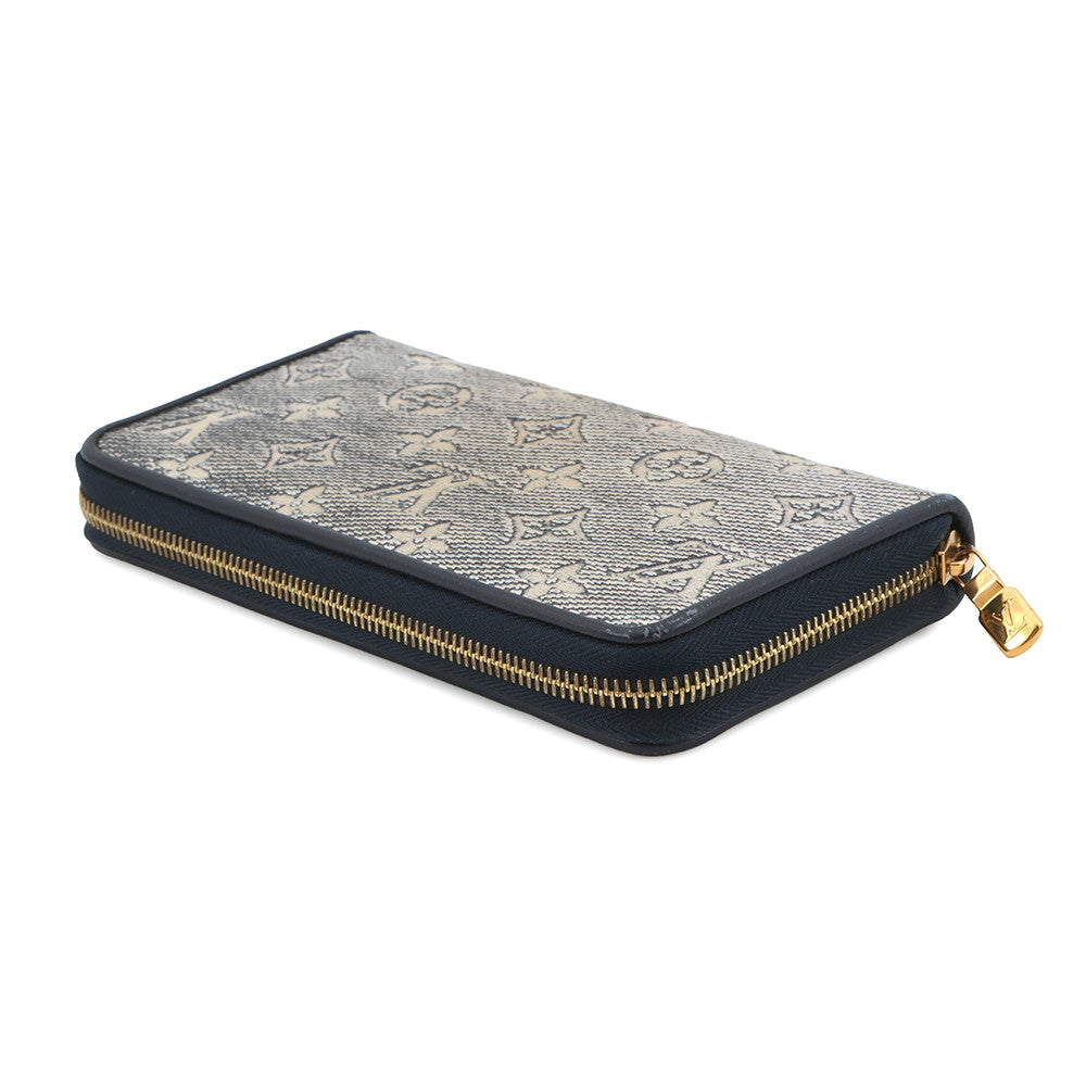 LOUIS VUITTON Zippy Wallet NavyM82468 Monogram・Jacquard