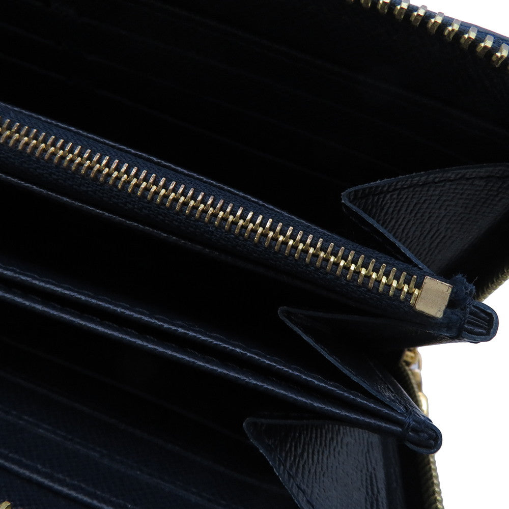 LOUIS VUITTON Zippy Wallet NavyM82468 Monogram・Jacquard