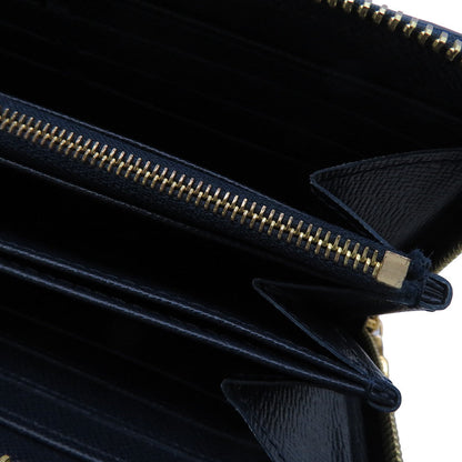 LOUIS VUITTON Zippy Wallet NavyM82468 Monogram・Jacquard