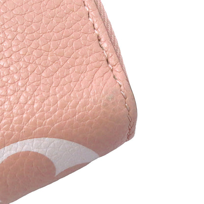 LOUIS VUITTON Zippy Wallet Rose Trianone/CrèmeM81645 Bicolor Monogram Empreinte Leather