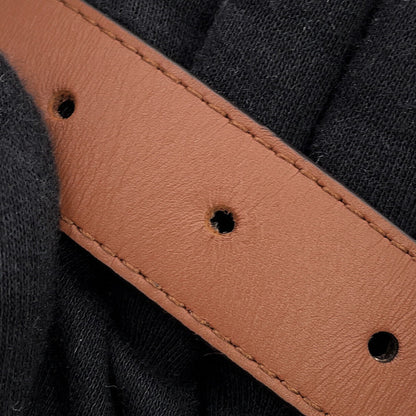 LOUIS VUITTON Belt・Dauphine 25MM Reversible Size 85/34 BrownM0196V Monogram Plain Calf Leather