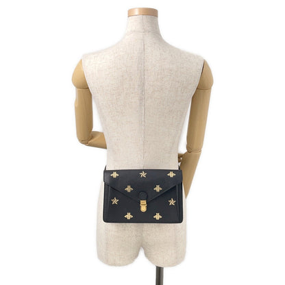GUCCI Beastar Waist Bag Black500964 Leather