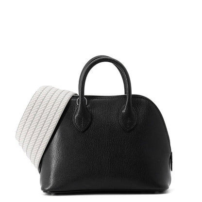 HERMES Bolide 1923 Sangle Cortage Black Chevre Shamqila Size Mini