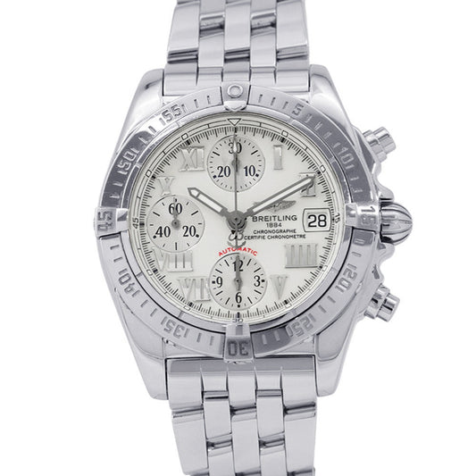 BREITLING Chrono cockpit W38mm Stainless Steel White DialA13358