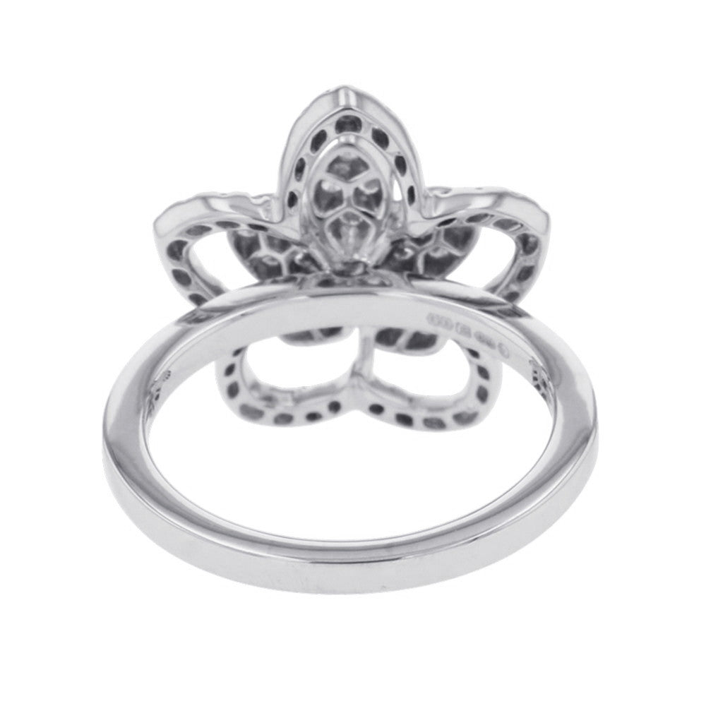 GRAFF Wildflower Diamond Ring Size Approximately No. 9RGR846 18K White Gold