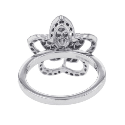 GRAFF Wildflower Diamond Ring Size Approximately No. 9RGR846 18K White Gold