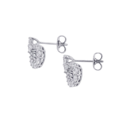 HARRY WINSTON Loop/Earring Size MediumEADPRDMDLP Pt950