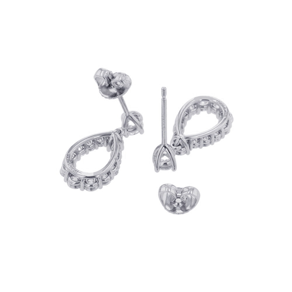 HARRY WINSTON Loop/Earring Size MediumEADPRDMDLP Pt950