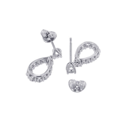 HARRY WINSTON Loop/Earring Size MediumEADPRDMDLP Pt950