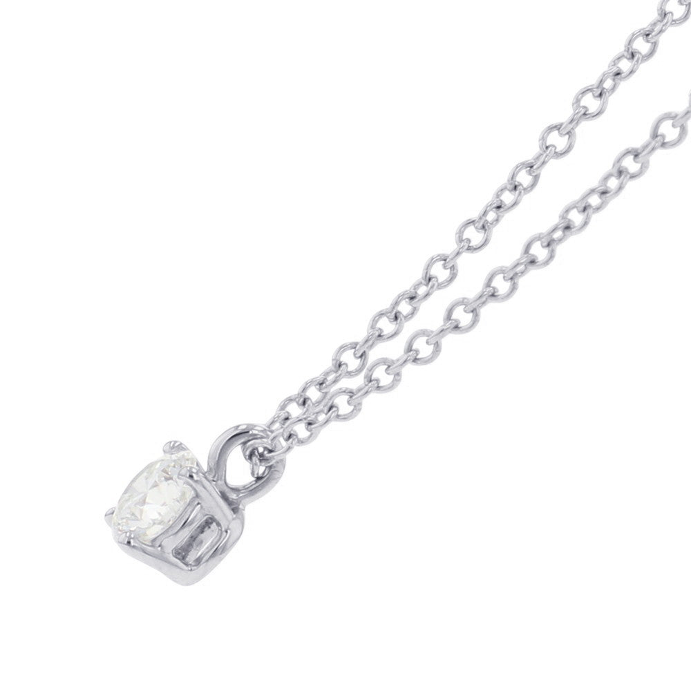 TIFFANY&Co. Solitaire Diamond Pendant Pt950