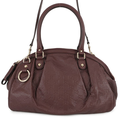 GUCCI Sukey 2WAY Bag Bordeaux364841 Leather