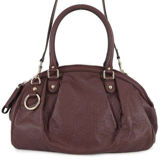 GUCCI Sukey 2WAY Bag Bordeaux364841 Leather