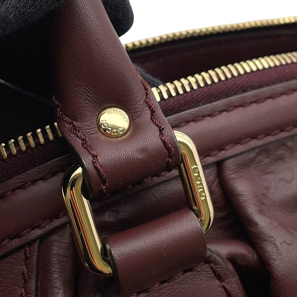 GUCCI Sukey 2WAY Bag Bordeaux364841 Leather