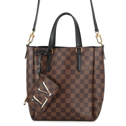 LOUIS VUITTON Belmont NV NoirN60348 Damier Ebene Canvas Size BB