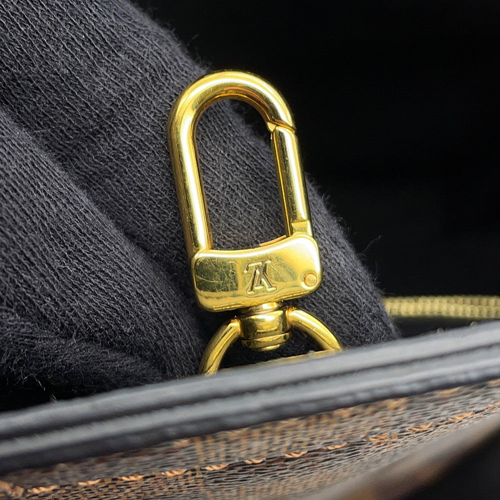 LOUIS VUITTON Belmont NV NoirN60348 Damier Ebene Canvas Size BB