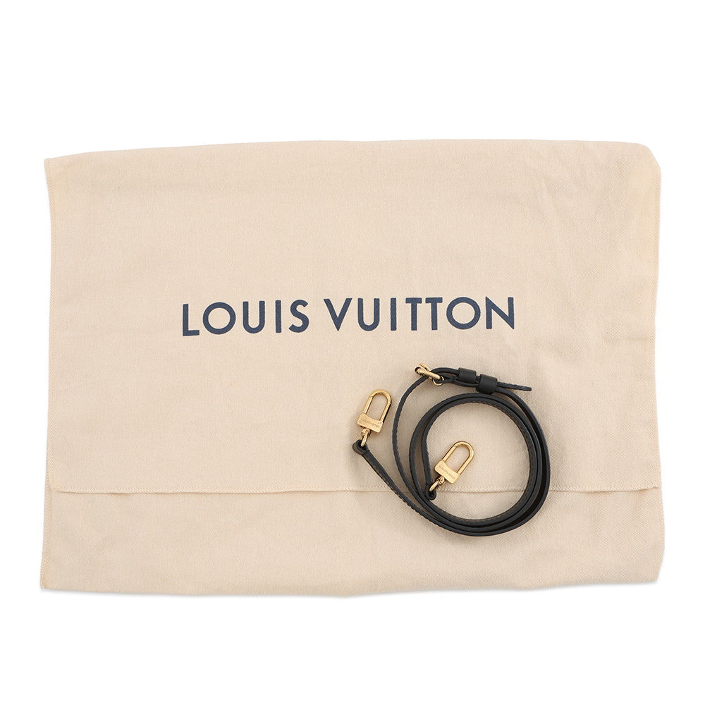 LOUIS VUITTON Belmont NV NoirN60348 Damier Ebene Canvas Size BB