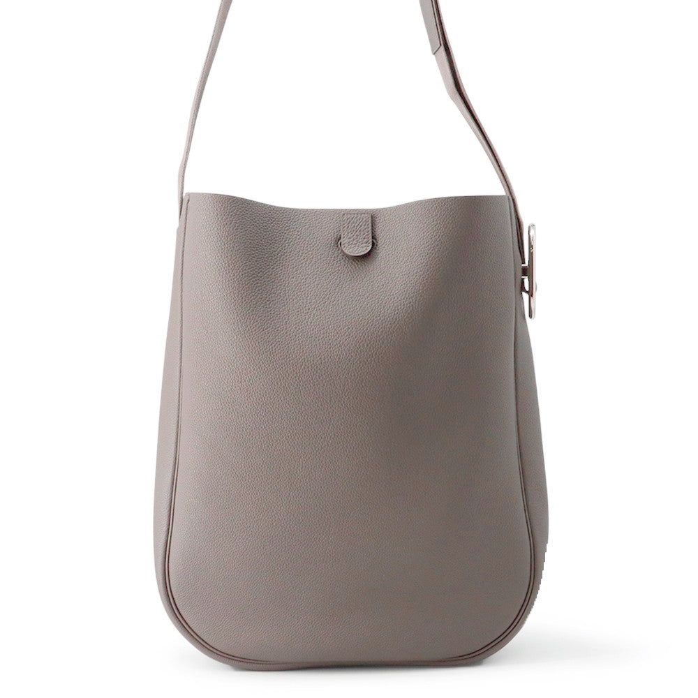 HERMES Ankle Etain Togo Leather