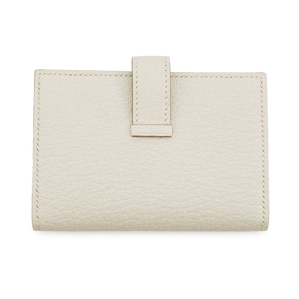 HERMES Bearn Mini Coin purse included mushroom Chevre Myzore Goatskin