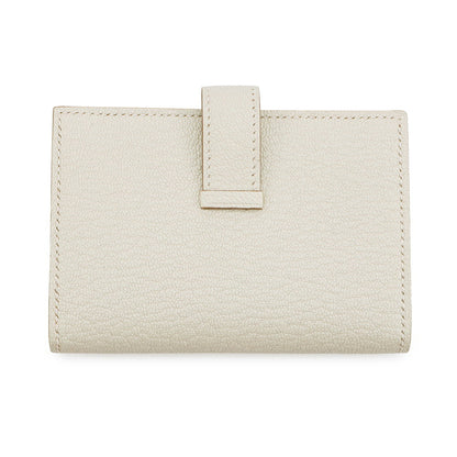 HERMES Bearn Mini Coin purse included mushroom Chevre Myzore Goatskin